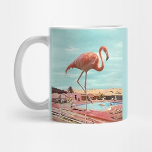 Flamingo on Holiday Mug